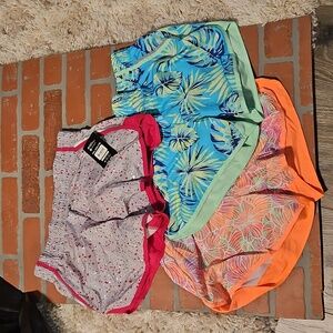 3 pair girls athletic shorts 18